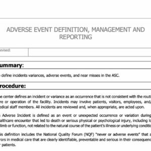 Adverse Event Policy image