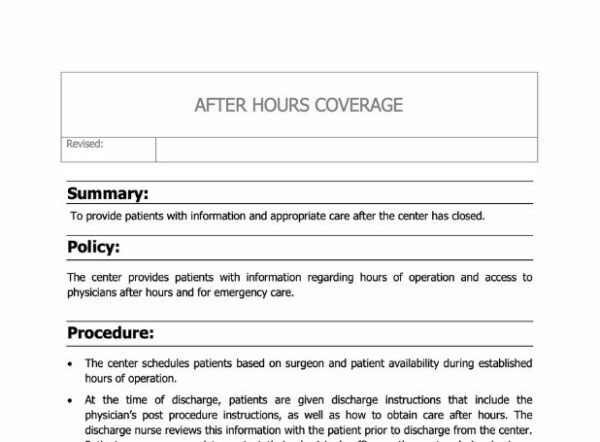 After Hours Coverage Policy image