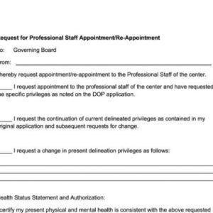 Appointment Request