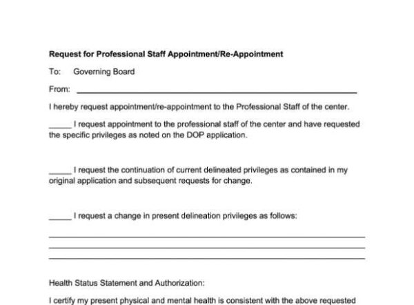 Appointment Request