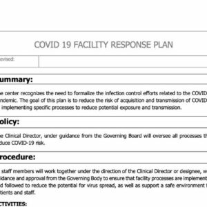 COVID-19 Facility Response Plan image