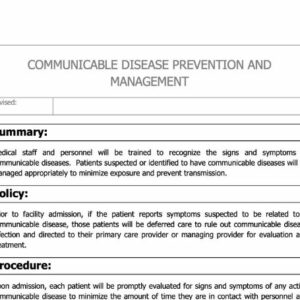 Communicable Disease Prevention and Management Policy image