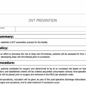 DVT Prevention Policy image