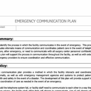 Emergency Communication Plan image