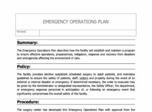 Emergency Operations Plan - ASC Solutions Library