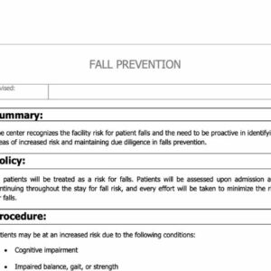 Fall Prevention Policy image