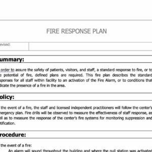 Fire Response Plan image