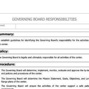 Governing Board Responsibilities Policy image