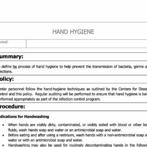 Hand Hygiene Policy image