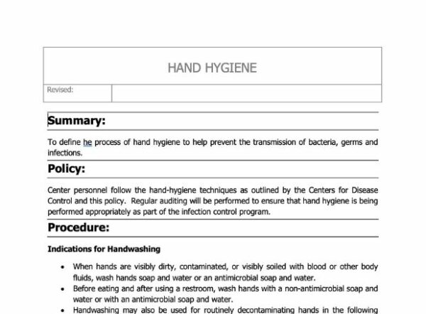 Hand Hygiene Policy image