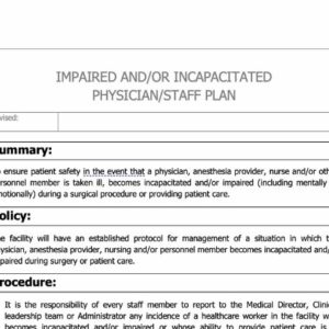 Incapacitated Impaired Plan image