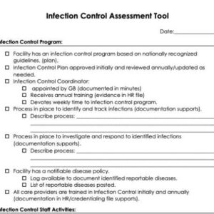 Infection Control Assessment Tool