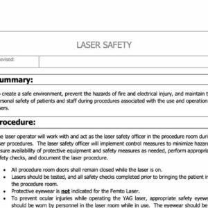 Laser Safety Policy image