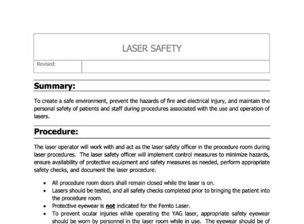 Laser Safety Policy image