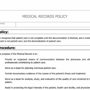 Medical Records Policy image