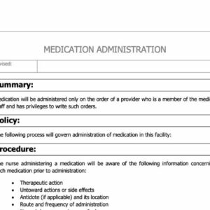 Medication Administration Policy image