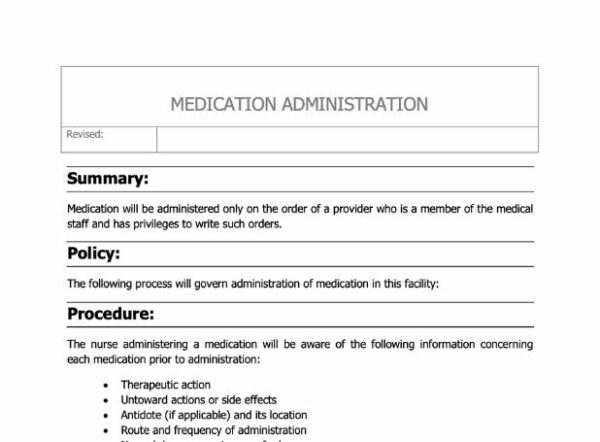 Medication Administration Policy image