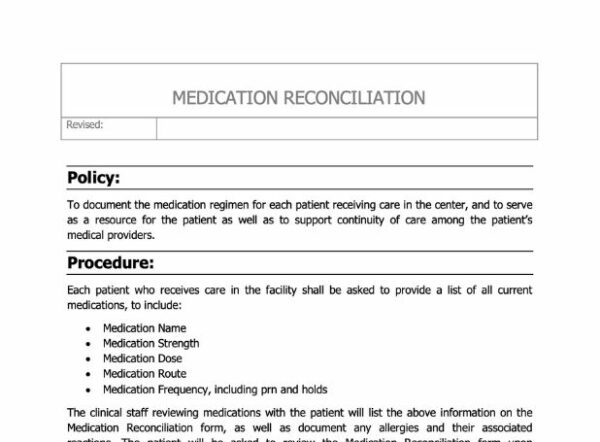 Medication Reconciliation Policy image