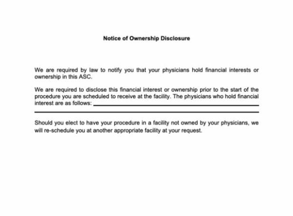 Ownership Disclosure Posting Form Image