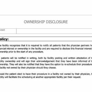 Ownership Disclosure Policy image