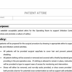 Patient Attire Policy image