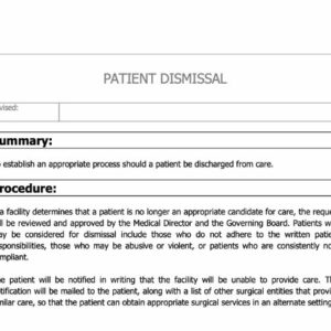 Patient Dismissal Policy image