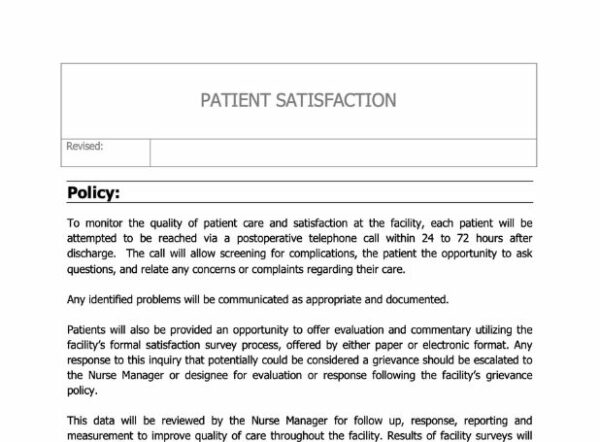 Patient Satisfaction Policy Image