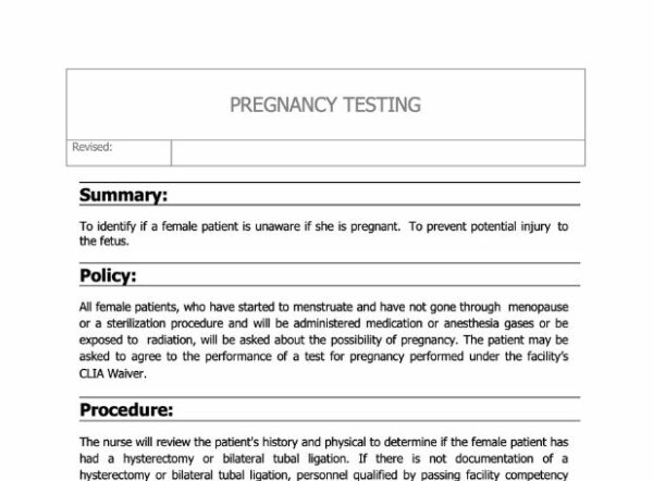 Pregnancy Testing Policy image