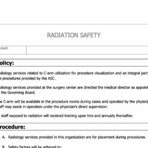 Radiation Safety Policy image