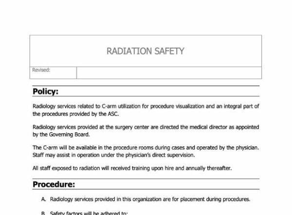 Radiation Safety Policy image