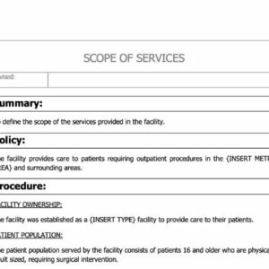 Scope of Services Policy image