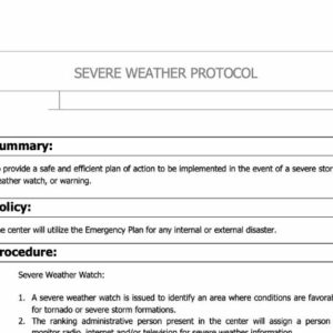 Severe Weather Protocol image