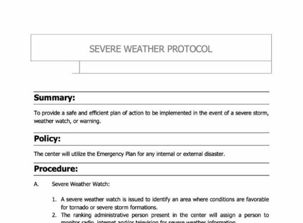 Severe Weather Protocol image