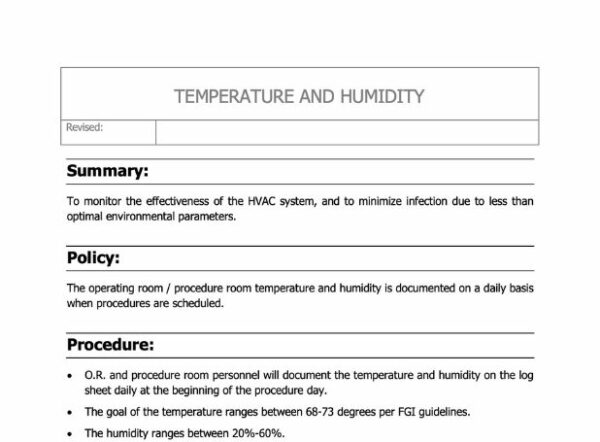 Temperature and Humidity Policy image