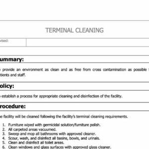 Terminal Cleaning Policy image