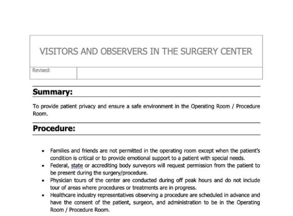 Visitors and Observers Policy image