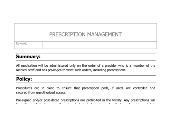 Prescription Management Image