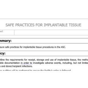 Safe Guidelines Implantable Tissue Image