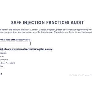 Safe Injection Audit Image