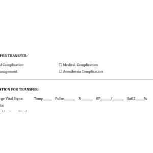 Transfer Record Form Image